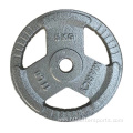 standard cast iron barbell weight plate